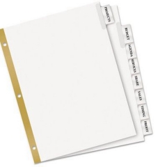 New Product Rind Binder Assorted Paper Tab Divider