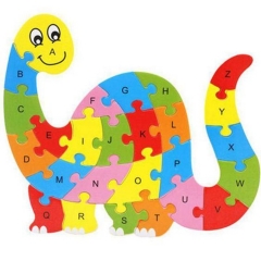 Educational Jigsaw Puzzles DIY Funny Card Game Match Letter Spelling for kids