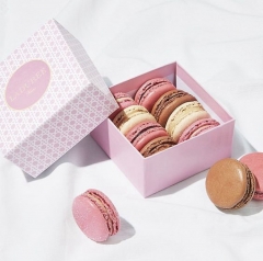Luxury Custom Logo Biscuit Packaging Macaron Gift Boxes