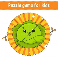 Custom Design Cardboard Paper Educational Jigsaw Puzzle For Kids