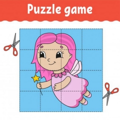 Colorful High Quality Simplex Toys Cardboard Paper Jigsaw Puzzles Games for Kids