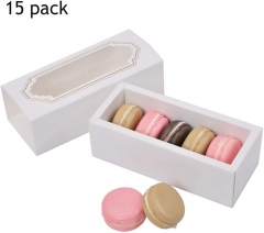 Custom Paper Macaron Gift Box Packaging With Logo Printing