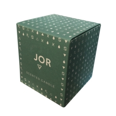 Custom Logo Gray Cardboard Luxury Candle Packaging Paper Box