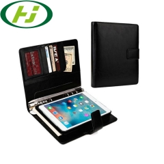 Padfolio Menu Document Business Holder A4 PU Custom Leather File Folder