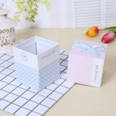 Custom Foldable Tealight Rigid Paper Candle Soap Jar Holder Folding Kraft Gift Box Flat Packing Packaging Luxury Candle Box