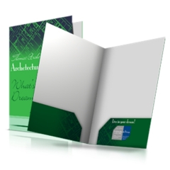 Office Cardboard Paper Custom Logo Printing Binder File Folder With Logo