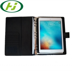 Padfolio Menu Document Business Holder A4 PU Custom Leather File Folder