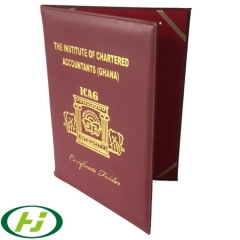 PU Leather Certificate File Folder Award Diploma A4 Folder