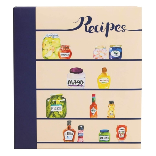 Recipe Binder File Folder With Logo Printing Ring Binder