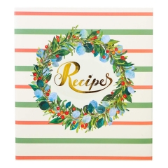 Recipe Binder File Folder With Logo Printing Ring Binder