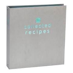 Recipe Organizer 3 Ring Binder Set recipe journal With Sleeves And Cards