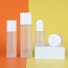 Skincare Cream Jar Set Packaging Glass