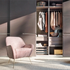 Furniture overlay closet interior sliding door wardrobe