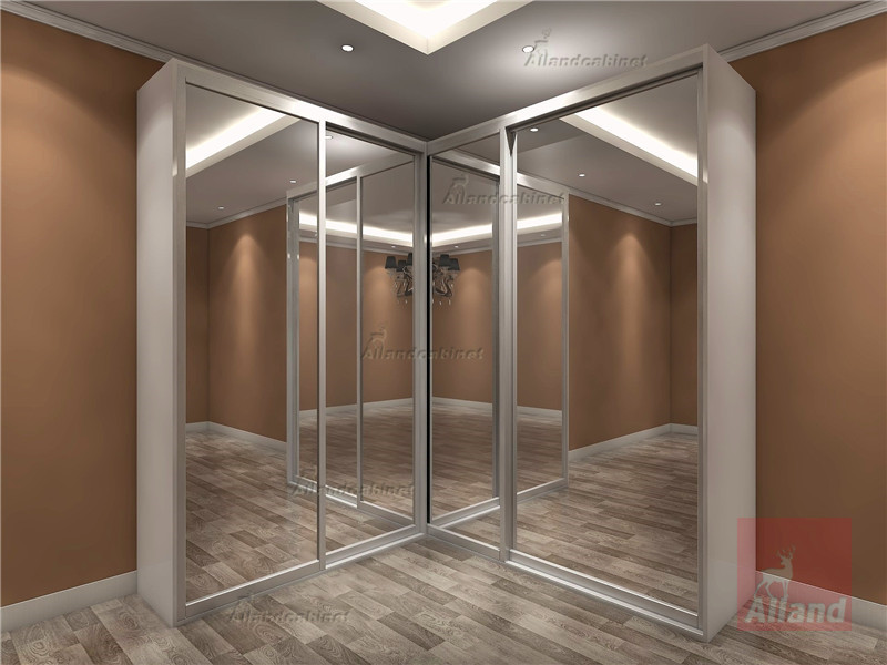 Allandcabinet mirror sliding doors closet