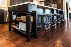 Traditional kitchen with dark stained maple wood-Allandcabinet