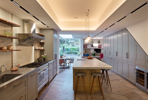 Matt lacquer painted shaker kitchen cabinet in grey color-Allandcabinet