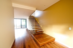 Steel plate floating staircase-Allandhousing