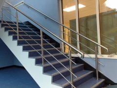 Staircase railing stainless steel rod railing for stairs design