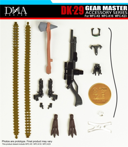 [PRE-ORDER] DNA Design DK-29 add-on-kit for WFC-K5 Blackarachnia WFC-K18 Dinobot  WFC-K23 Scorponok