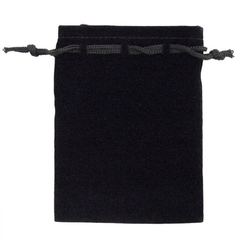 Budget Flocked Cloth Large Pouch