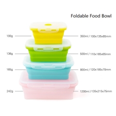 Silicone Foldable Lunch Box