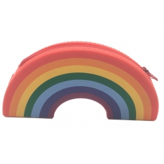 硅胶彩虹零钱包包