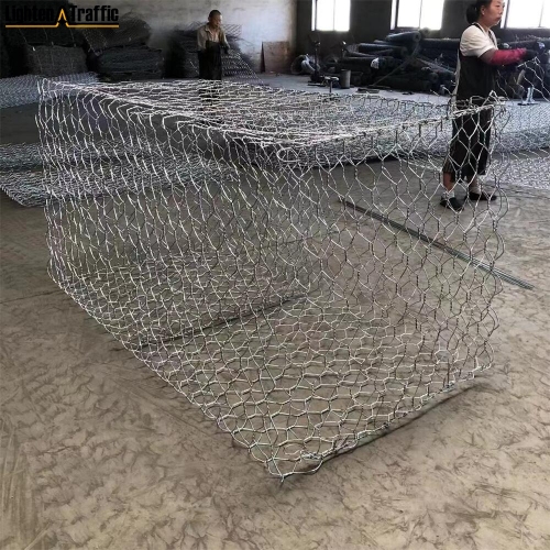 hot dipped galvanized gabion box gabion stone cages retaining wall