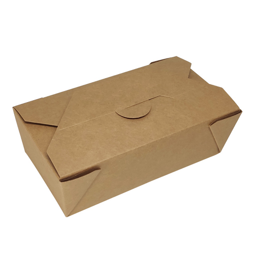 Wholesale cheap Disposable Lunch Kraft Paper Box Free Sample kraft paper lunch packaging