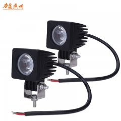 10w square LED working light for motorcycle and car