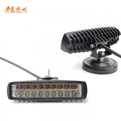 Led car dual color strip light 18w