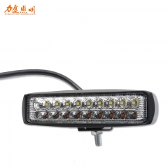 Led car dual color strip light 18w