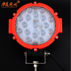 51W LED Work Light Bar Offroad Lens Spotlight-IP67 Automobile&motorcycle LED Work Light Bar 6000K