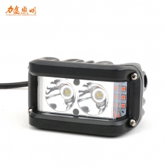 32w brightest LED white auto spotlights red blue flash motorcycle modified LED headlights