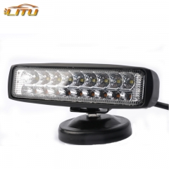 Auto modified bright LED double row with two color band base 18w easy to install headlights