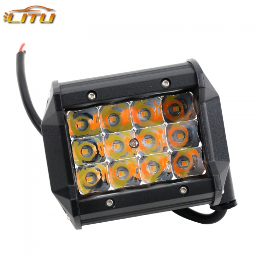 Manufacturers direct sales of new 36W three-eye three-row LED working lights highlight engineering lighting auxiliary spotlights