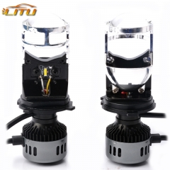 LITU Auto Lighting System 70W LED Headlight HD Lens H4 Head Lamp