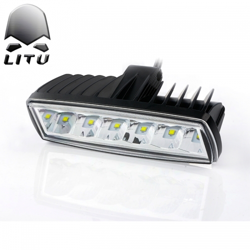 2020 LITU Mini LED Light Bar 30W Offroad LED Work Light Bar White Lighting LED Square Auto Lights for Motorcycles Tractor Truck