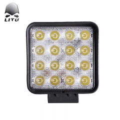 LITU 4WD 48W Square LED Driving Lights Bars 4 inch Square LED Pod Lights for Truck Offroad Tractor