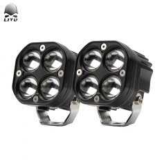 3inch Mini led work light Square 40W led Spotlight 12V 24V off road LED Light Bar dual color