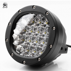 New Arrival Super Bright 80w 4WD Car Led Work Light, 1LUX@1400M Round 5 inch 4x4 Led Driving Lights For Offroad