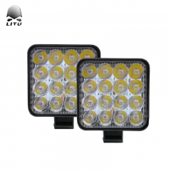2020 LITU Mini LED Driving Lamps High Quality 48W LED Spot Work Lights Aluminum 3 Inch Square Small Auto Lights