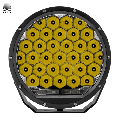 新开发的汽车照明系统 LED 驱动 12V 24V 9 英寸圆形大功率卡车聚光 LED 工作灯