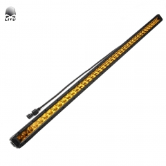 2020 LITU Yellow White Lighting LED Work Light Bar Offroad Roof LED Lights Bars Combo Beam High Brightness for Truck Tractor ATV