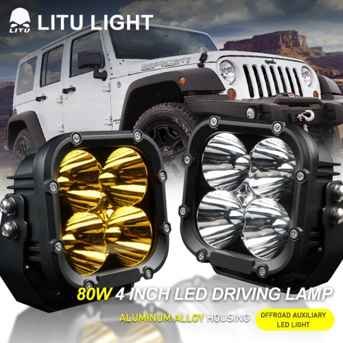 LT-HM-11 4" 80W Off-Road 4x4 Auxiliary LED Driving Light
