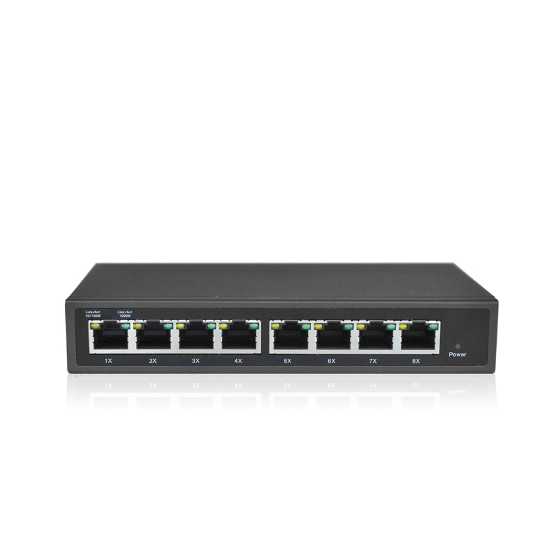 Full Gigaibt Unmanaged 4 8 16 24 port PoE switch