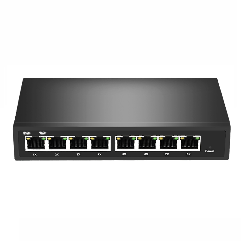 8G+2SFP 10 Port FTTx gigabit 24v Reverse POE Switch