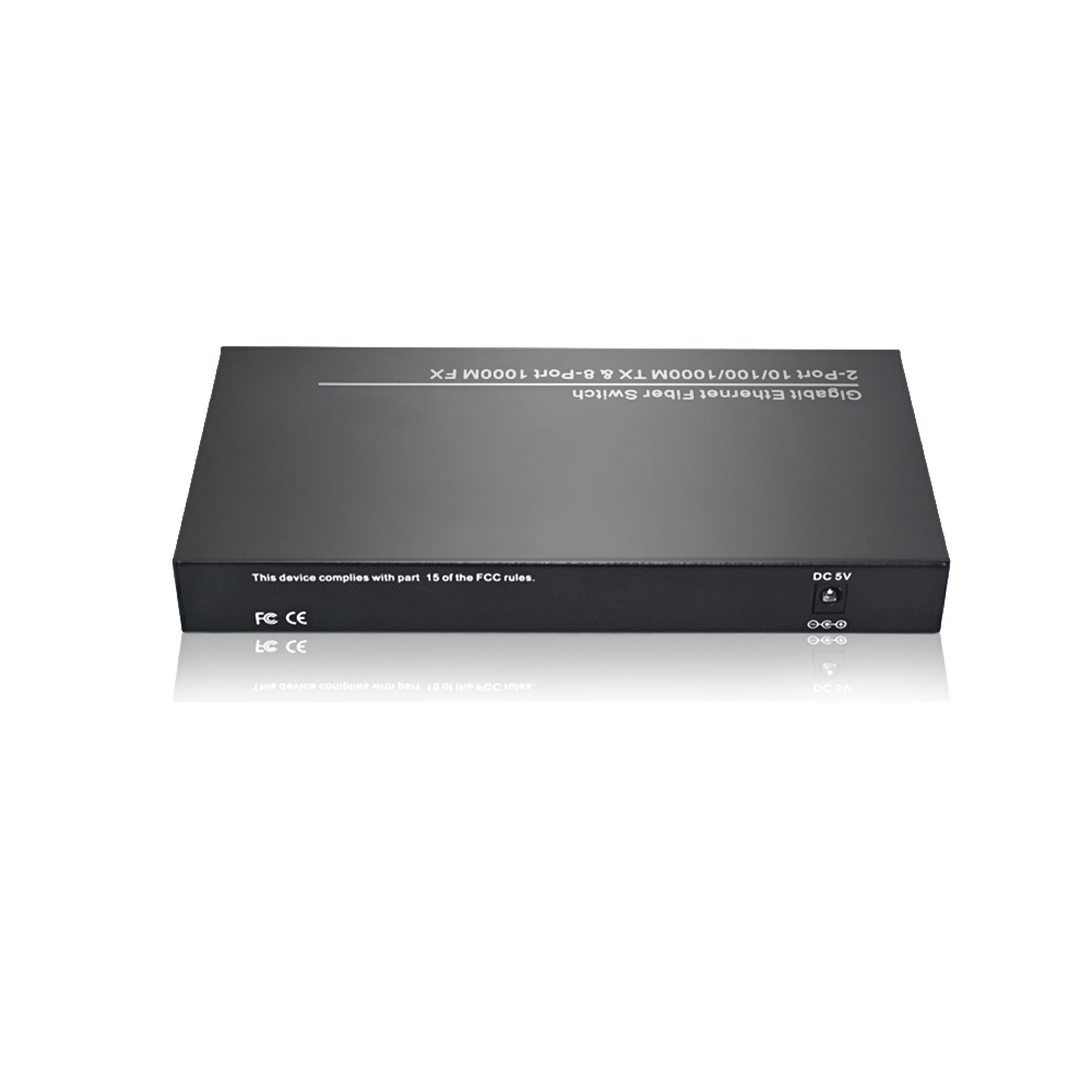 Ethernet fiber switch - TRIOCM Gigabit Ethernet Fiber Switch 8 Ethernet + 2  Fiber Single Mode Dual Fiber 1000mbps Manufacturer from New Delhi