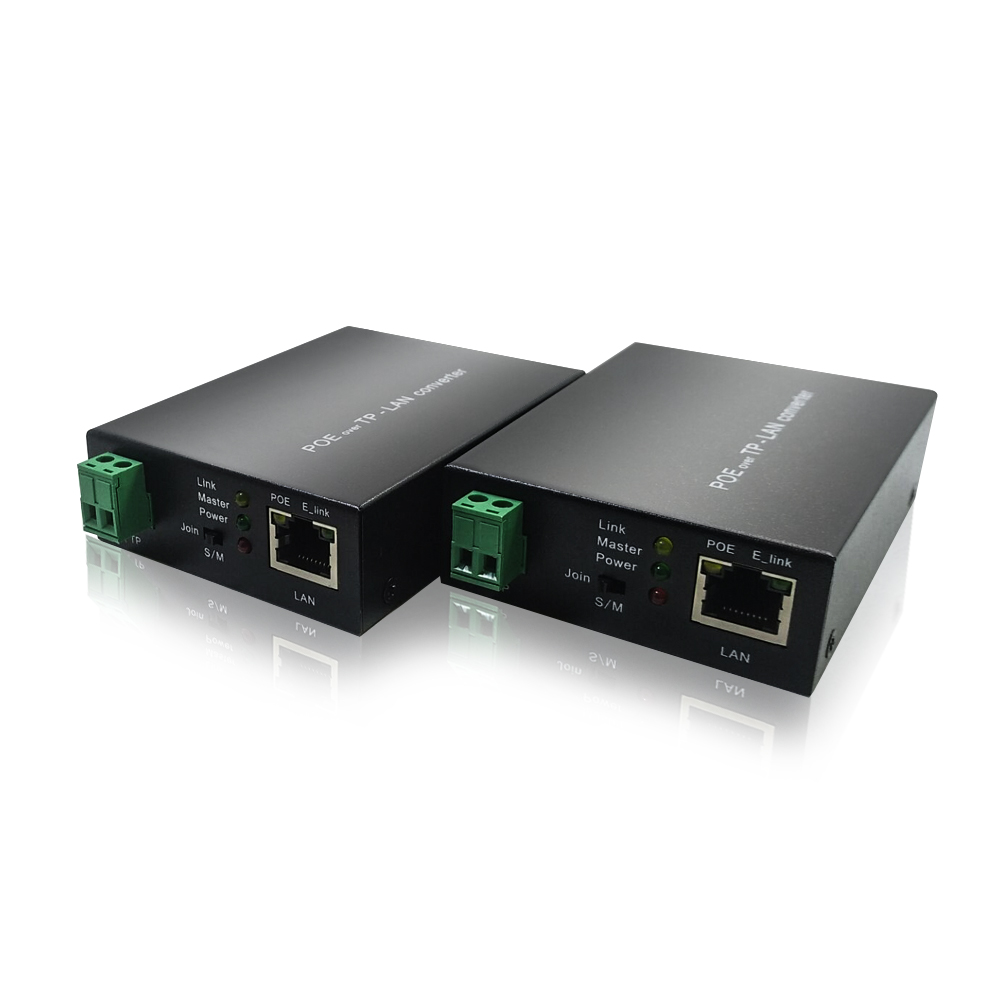 IEXT101-EOC - Ethernet over Coax LAN Extender, PoE powered device, up to  800m reach and transport