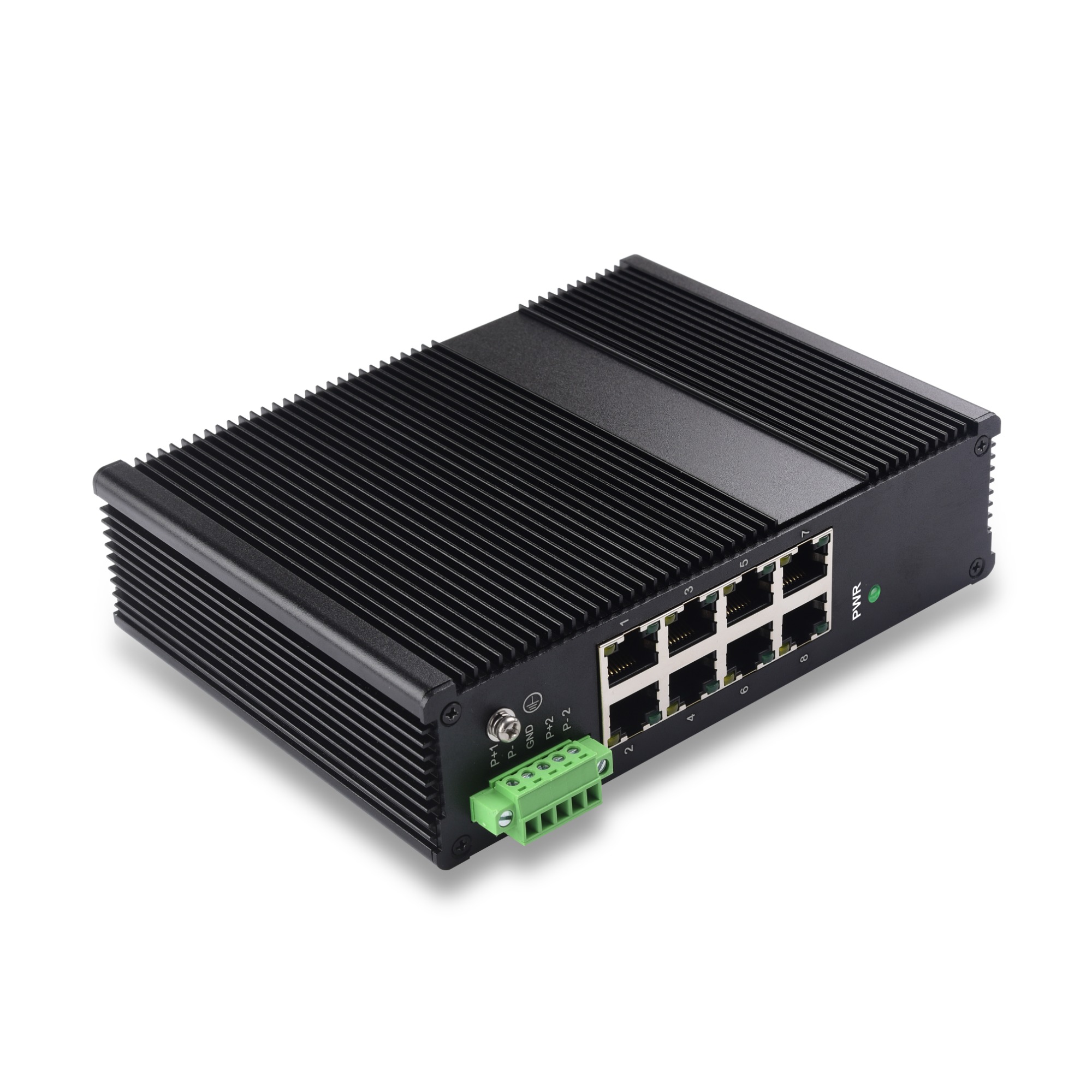 Unmanaged 8-Port Gigabit Industrial POE Switch