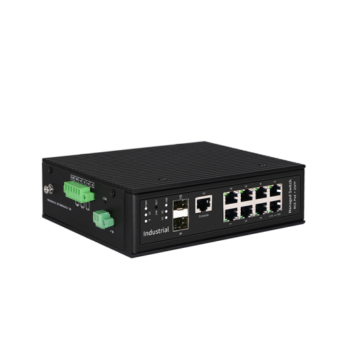 Industrial 8-Port POE+2 SFP Slots Gigabit Managed PoE Switch